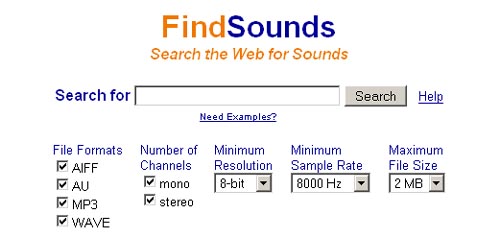 find sounds