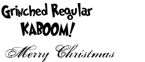 10 Free Christmas fonts