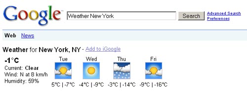 Google Weather