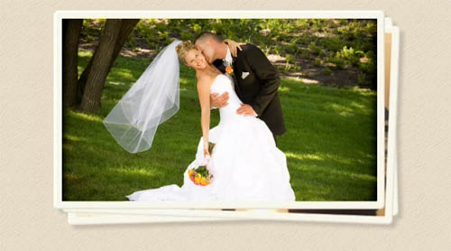 Your guests can leave their special wishes on your wedding website using