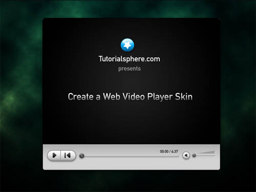 Web Video Player Skin