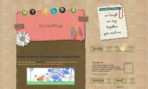 40 Free Beautiful Blogger Templates