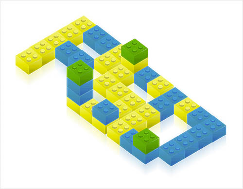 Design a Lego Typography in Photoshop