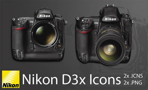 Nikon D3x Icons