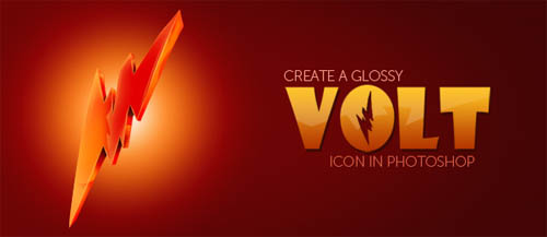 Create a Glossy Volt Icon in Photoshop