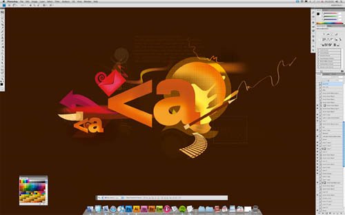 design process of the artwork of WDD