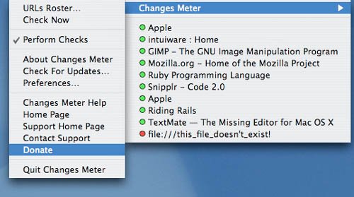 Changes Meter