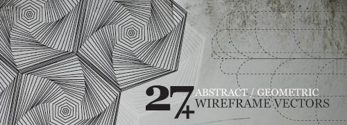 27+ Abstract Geometric Wireframe Vectors