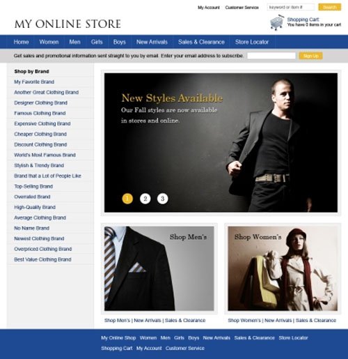 Design an E-Commerce Website in Photoshop Design an E-Commerce Website in Photoshop