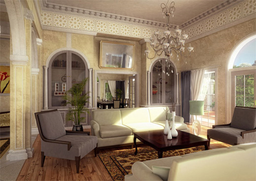 40 Excellent Examples of Interior Designs Rendered in 3D Max