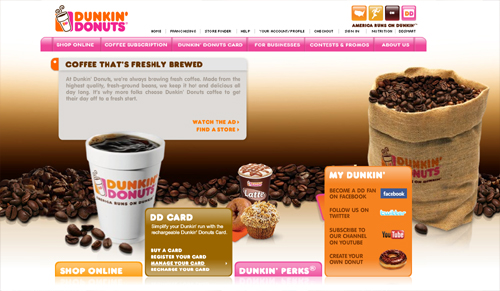 Donuts And Coffee. Dunkin' Donuts Coffee