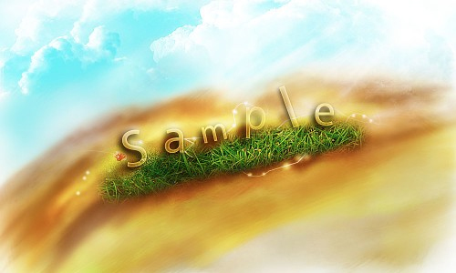 Create-a-Transparent-Text-Effect-with-Fresh-Grass-Texture-and-Custom-Brushset
