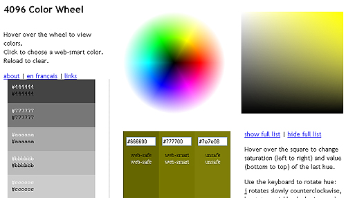 Online Color Tools