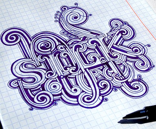 Flower Typography