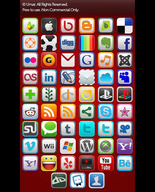 Social Media Icons