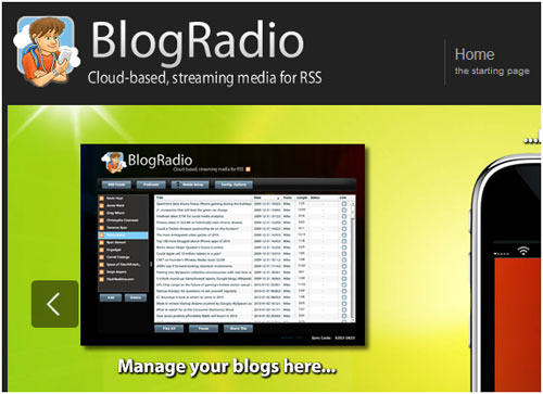 To get started with BlogRadio you will first need to download it.