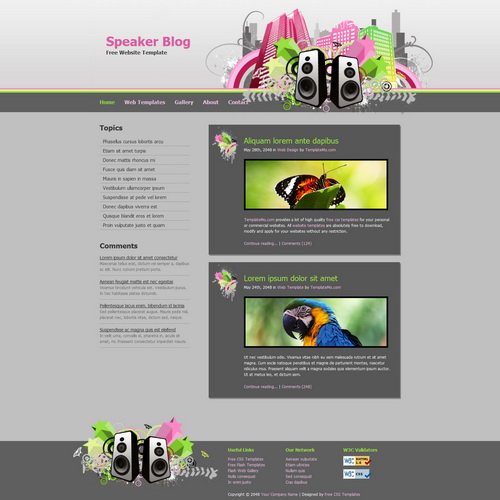 templatemo_180_speaker_blog