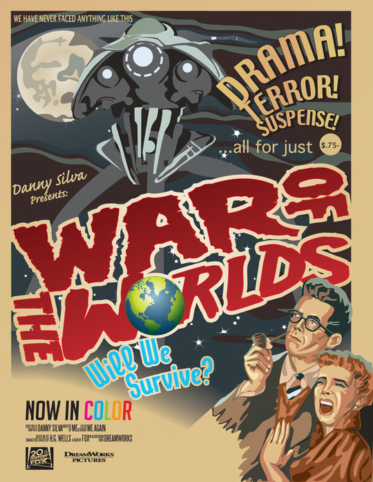 war of the worlds movie poster. War of the Worlds Movie Poster