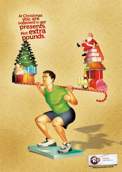 colorful masterpieces of christmas advertisement bored factory fitness christmas cards