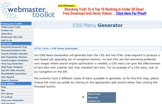 推荐40个优秀的免费CSS工具第31张