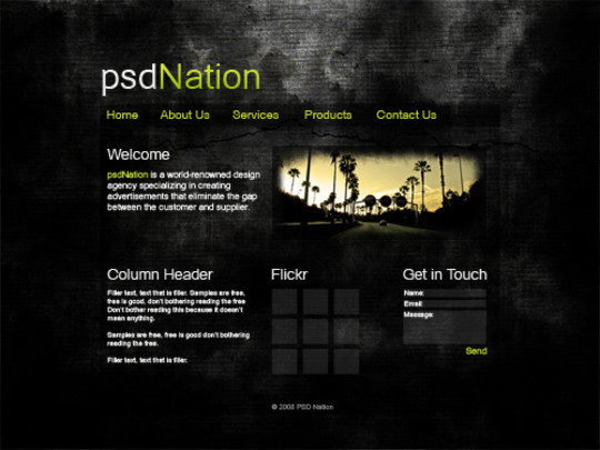 105+ Beautiful PSD Website Templates Free Download