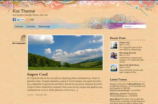 分享最新40款免费的 WordPress 主题(上篇)