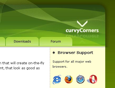 curvyCorners – Imageless Anti-Aliasing Rounded Corners. Features: Anti-Aliasing, Borders, Optional Corners, User Defined Raduis And Anti-Alasing On Graphical Backgrounds.