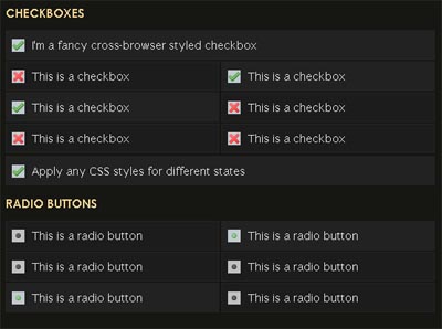 FancyForm Is A Free Powerful Checkbox Replacement Script For Stylish Checkboxes And Radio Buttons 5