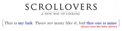 A New Way Of Linking With Scrollovers