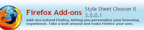 style sheet chooser for firefox