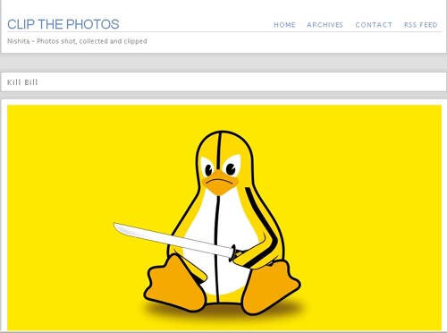 Nishita – another Free Photo Blog WordPress Theme