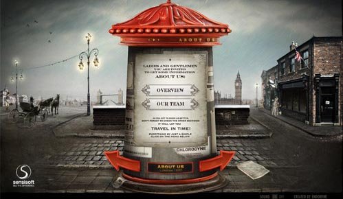 Most beautiful websites of 2008