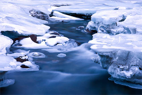 Flowing Water & Ice Formations