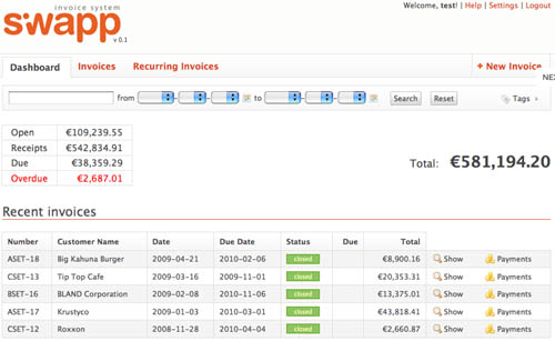 An Open Source And Free Invoicing Web Application
