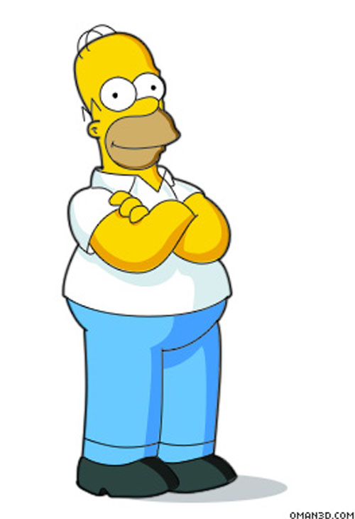 Drawing Homer Simpson