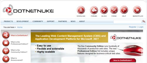 DotNetNuke Makes It Easier For You To Build Feature-Rich, Interactive Web Sites And Applications