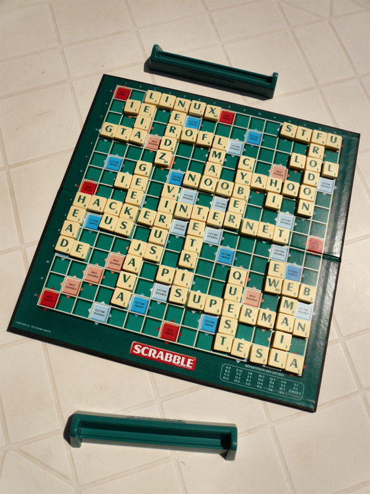 Intelligently Played Geekiest Scrabble Game 1