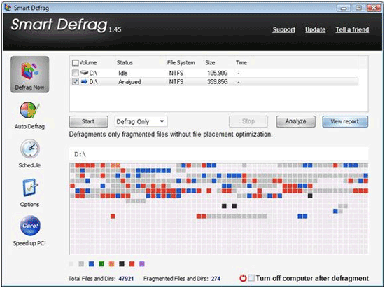 Smart Defrag: A Free Windows Utility To Easily Defrag Your Hard Drive Partitions