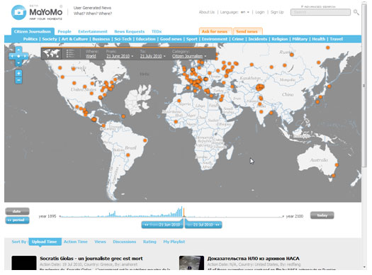 Read User-Generated News From Across the Globe With MaYoMo