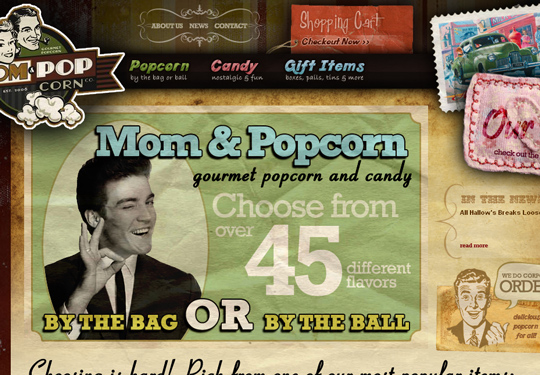 The Most Creative Examples Of Vintage And Retro Style Website (40 Designs) 10