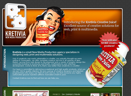 The Most Creative Examples Of Vintage And Retro Style Website (40 Designs) 14