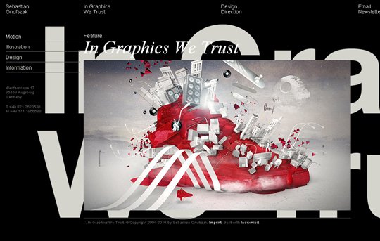 The Beautiful Use Of Black In Web Design To Grab Viewer's Attention 6 The Beautiful Use Of Black In Web Design To Grab Viewer's Attention 6