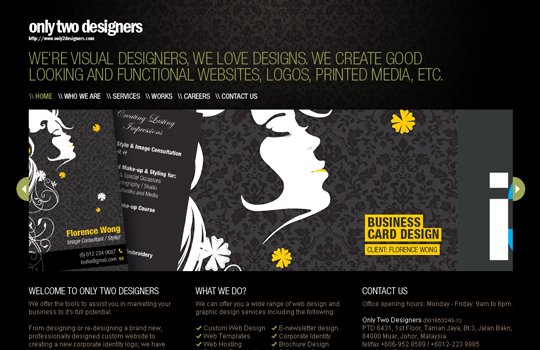 The Beautiful Use Of Black In Web Design To Grab Viewer's Attention 3 The Beautiful Use Of Black In Web Design To Grab Viewer's Attention 3