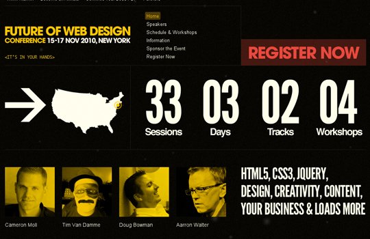The Beautiful Use Of Black In Web Design To Grab Viewer's Attention 23 The Beautiful Use Of Black In Web Design To Grab Viewer's Attention 23