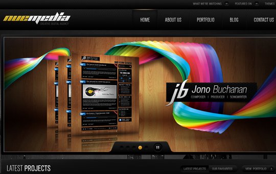 The Beautiful Use Of Black In Web Design To Grab Viewer's Attention 2 The Beautiful Use Of Black In Web Design To Grab Viewer's Attention 2