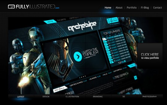 The Beautiful Use Of Black In Web Design To Grab Viewer's Attention 5 The Beautiful Use Of Black In Web Design To Grab Viewer's Attention 5