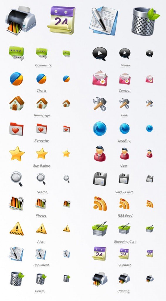 Business Icon Set (Contains 20 High Quality Icons In PNG Format) Giveaway