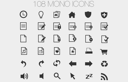 50 High Quality And Free To Use Minimalist Icon Sets 17