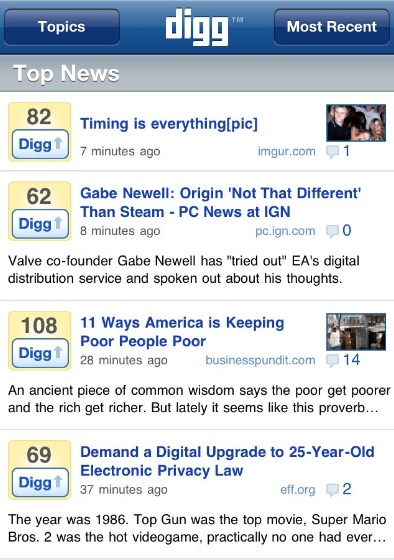 Digg App For iOS: 5 Reasons You Should (Really) Use It