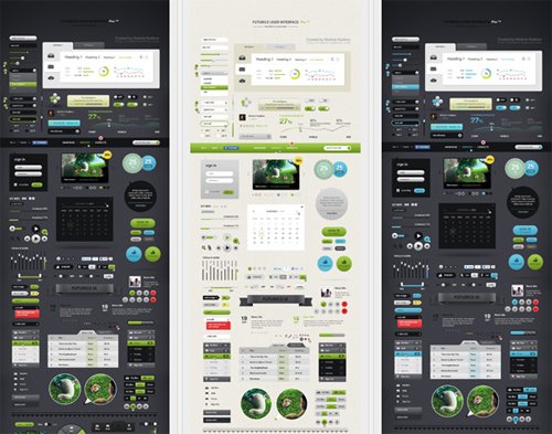 DesignModo's Futurico UI Pro (The World’s Biggest User Interface Elements Pack) Giveaway 10